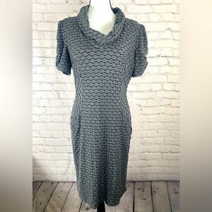 Evan Picone Modern Gray Dress size 14